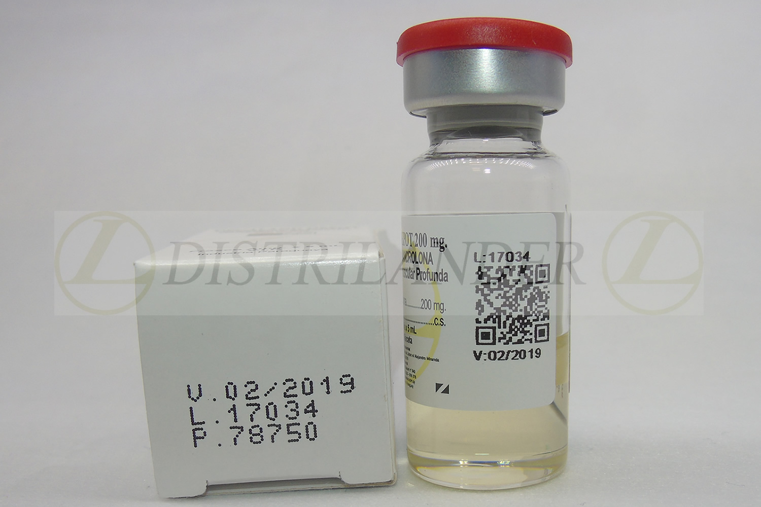 Decaland Depot - Decanoato de Nandrolona 200mg injetável 5ml